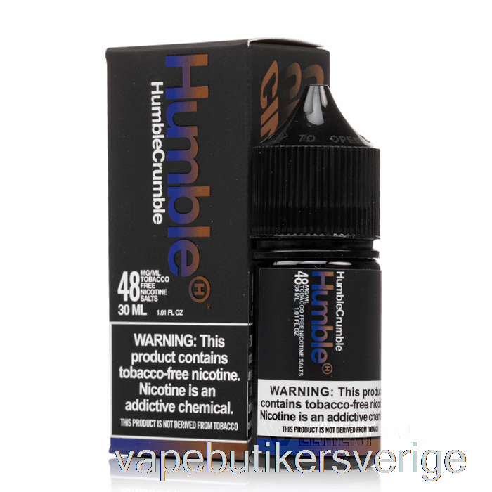 Vape Sverige Humble Crumble - ödmjuka Salter - 30ml 48mg
